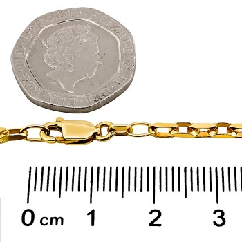 9ct gold 10.6g 24 inch paperlink Chain